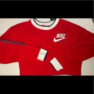 reversible nike crop sweater